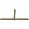 Ekena Millwork Eugene Rough Sawn Timber Gable Bracket, Douglas Fir, 60"W x 30"H x 2"D x 4"F, 12/12 Pitch GBW060X30X0204EUG00RDF - alternate 4